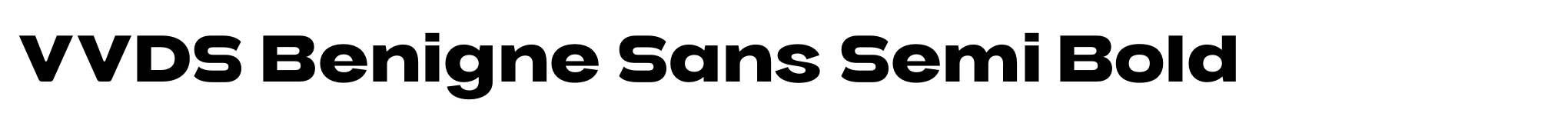 VVDS Benigne Sans Semi Bold image